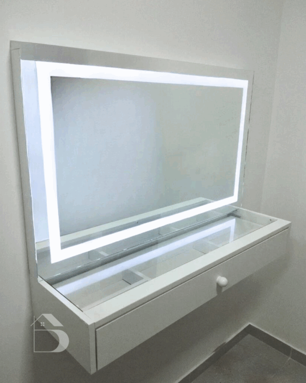 Penteadeira LED - 1m 1 gaveta (LED de brinde) - Image 2