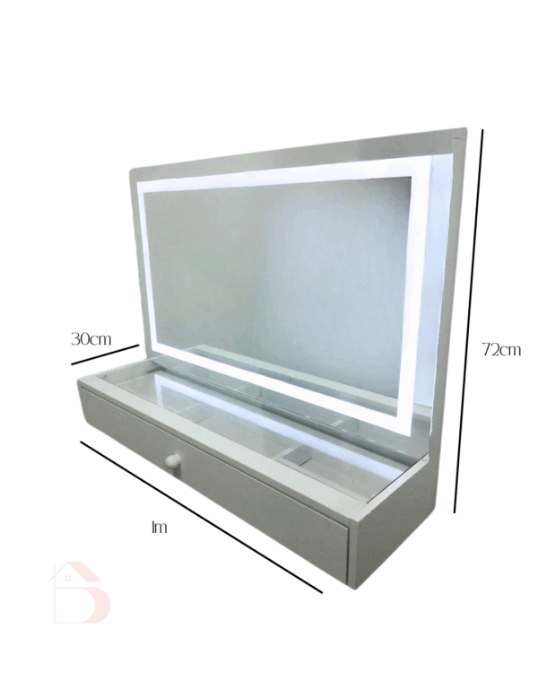 Penteadeira LED - 1m 1 gaveta (LED de brinde) - Image 3