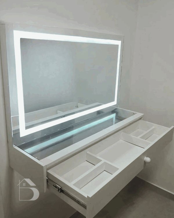 Penteadeira LED - 1m 1 gaveta (LED de brinde) - Image 4