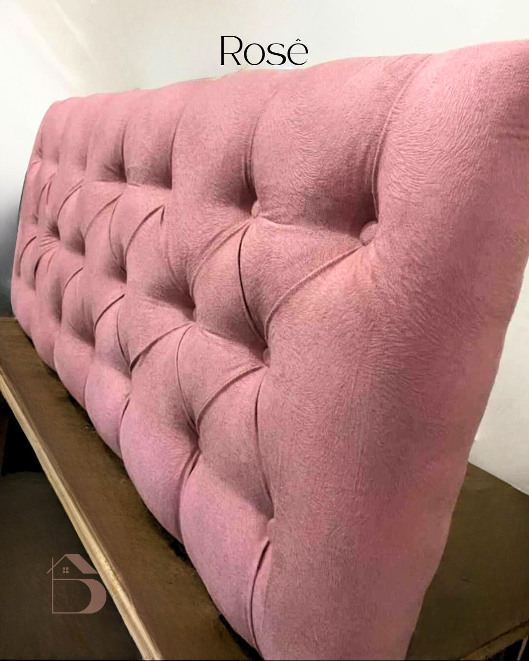 Cabeceira de cama casal - suede capitonê