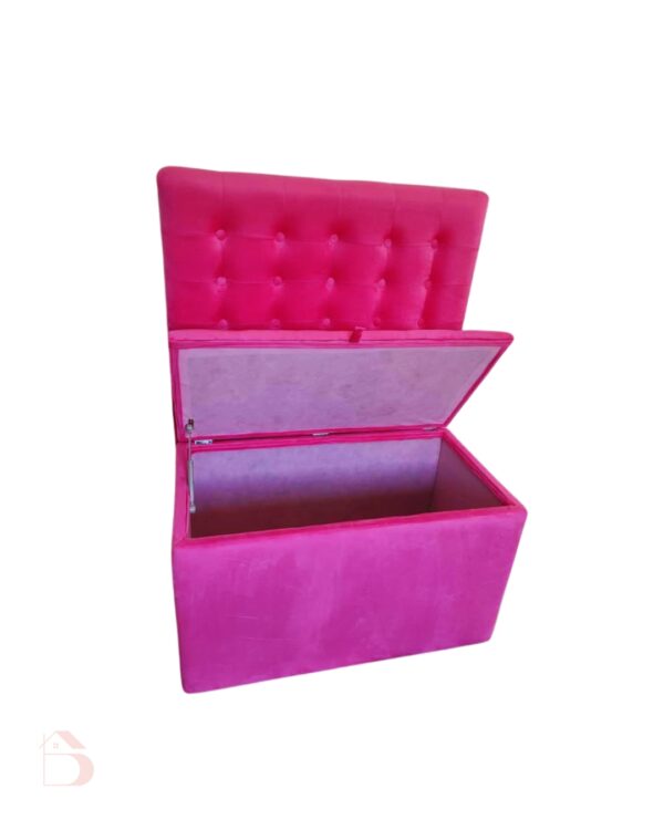 Cabeceira + Baú para Cama Solteiro em Suede - Image 4