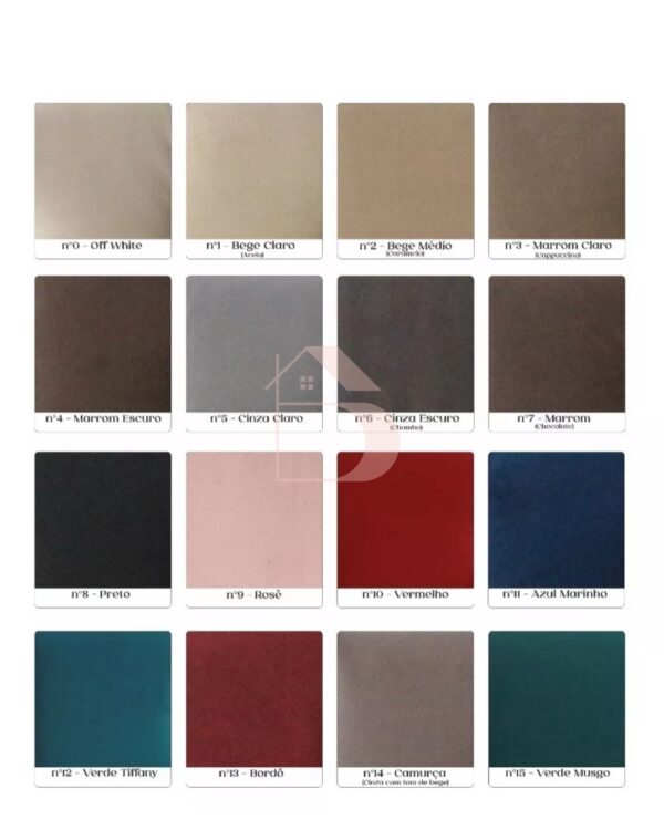 Cabeceira + Baú para Cama Solteiro em Suede - Image 6